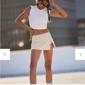 Free People Cream skort